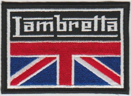 Lambretta stoffen opstrijk patch embleem #3, Motoren, Verzenden, Nieuw