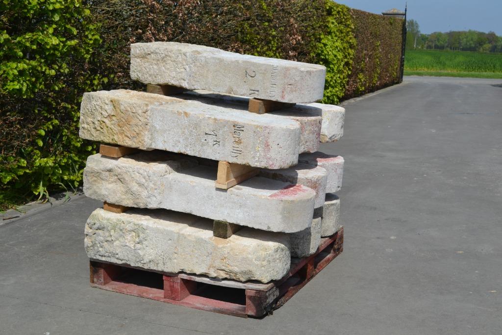antieke franse hardstenen kilometerpalen, Tuin en Terras, Ophalen