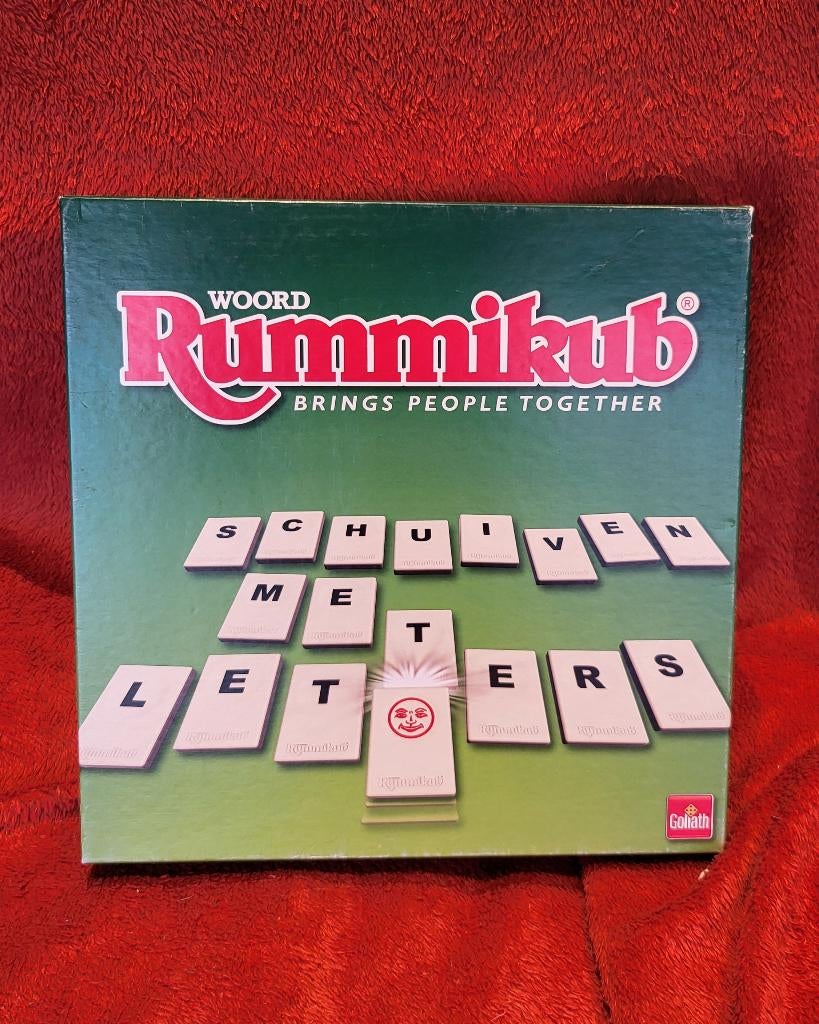 Woord Rummikub, Hobby en Vrije tijd, Een of twee spelers, Ophalen of Verzenden, Zo goed als nieuw, Goliath
