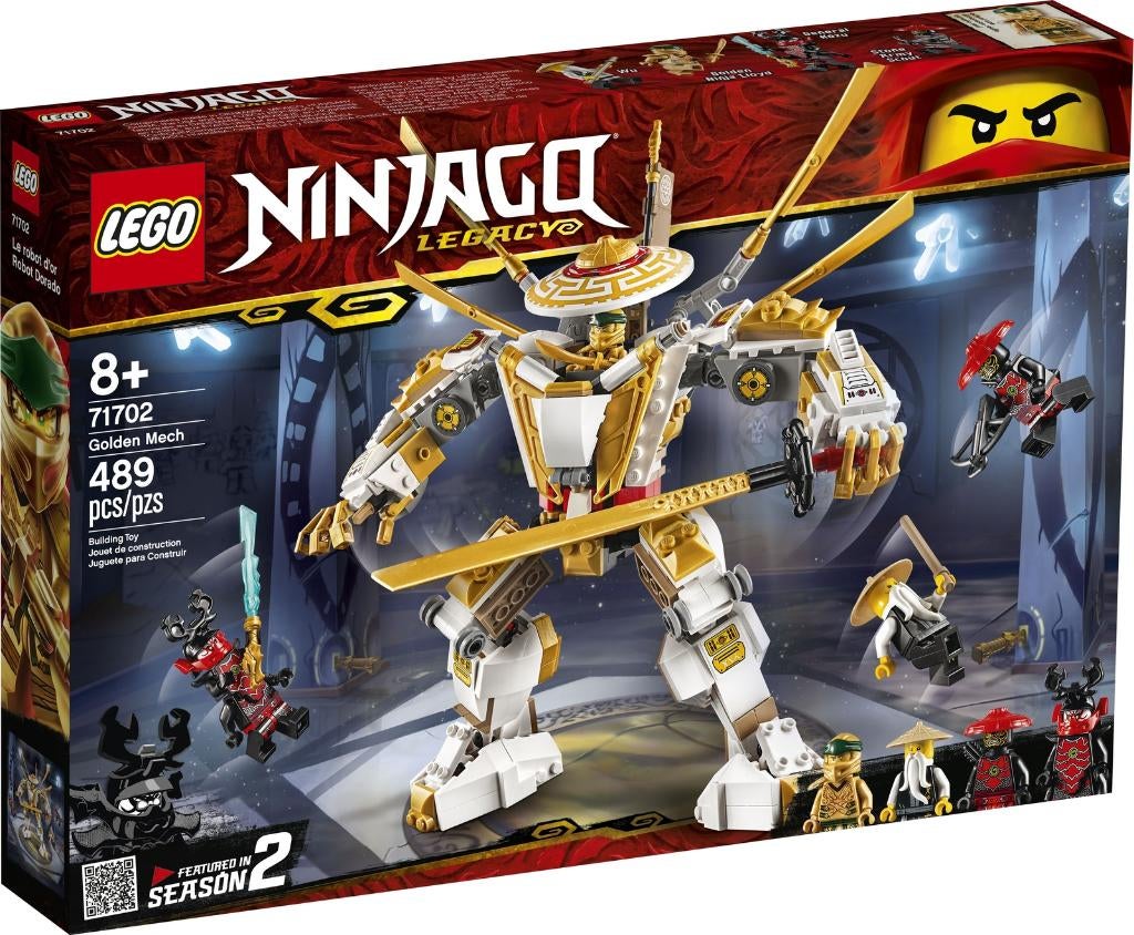 Lego 71702 Ninjago Golden Mech, Ophalen of Verzenden, Zo goed als nieuw, Complete set, Lego