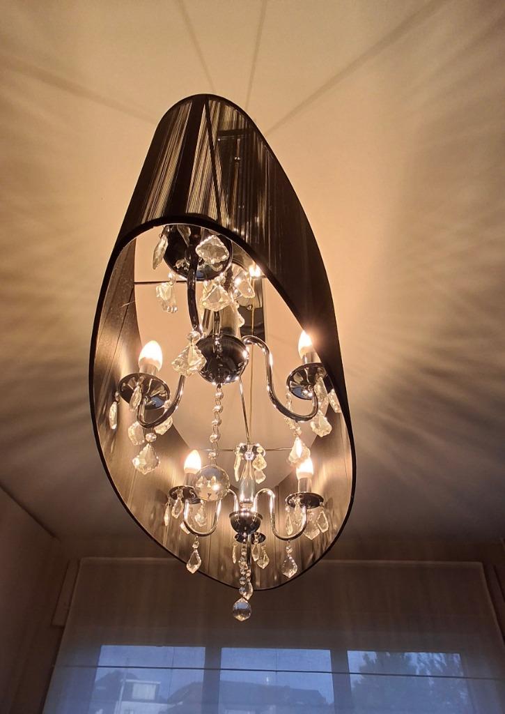 lustre noir, Enlèvement ou Envoi, Comme neuf, Tissus, Tijdloos