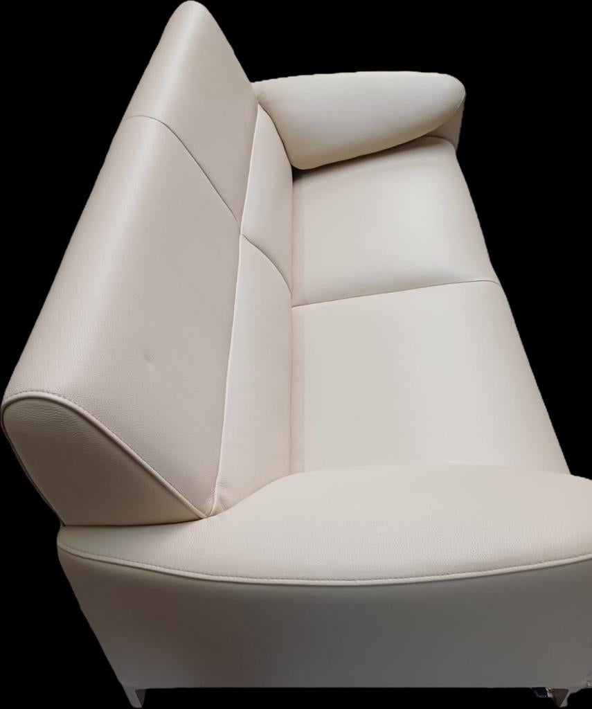 Canapé LEOLUX design 2 places, Enlèvement, Cuir