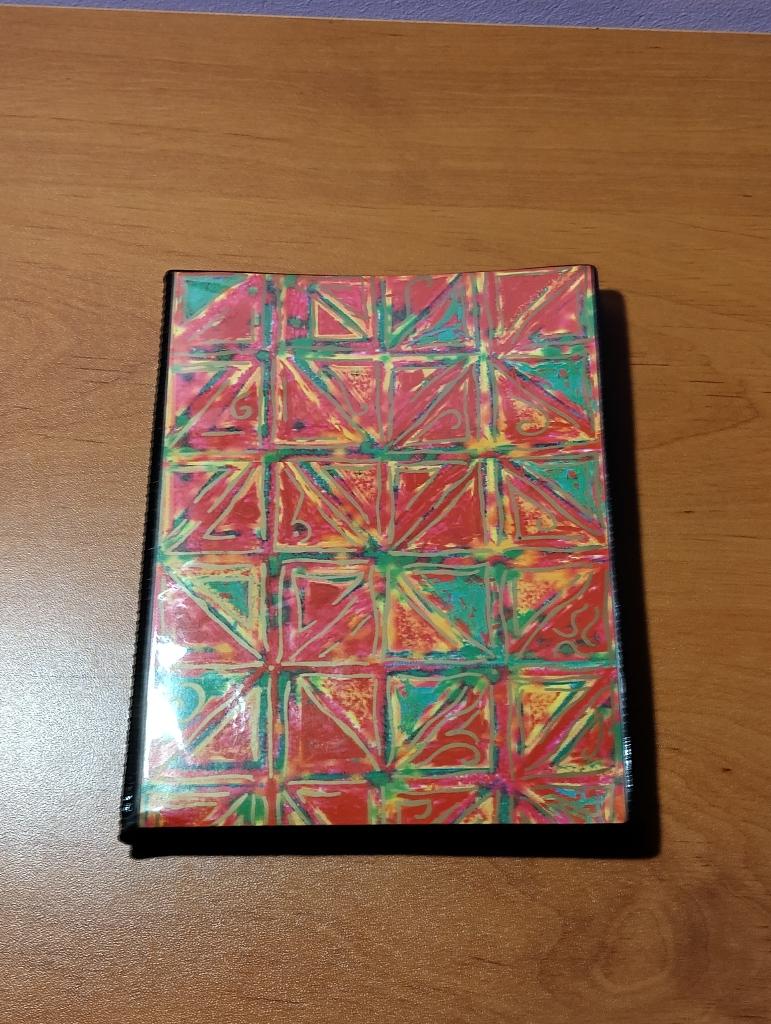 Petit album quadrillé rouge vert 36 photos vintage année 90, Enlèvement