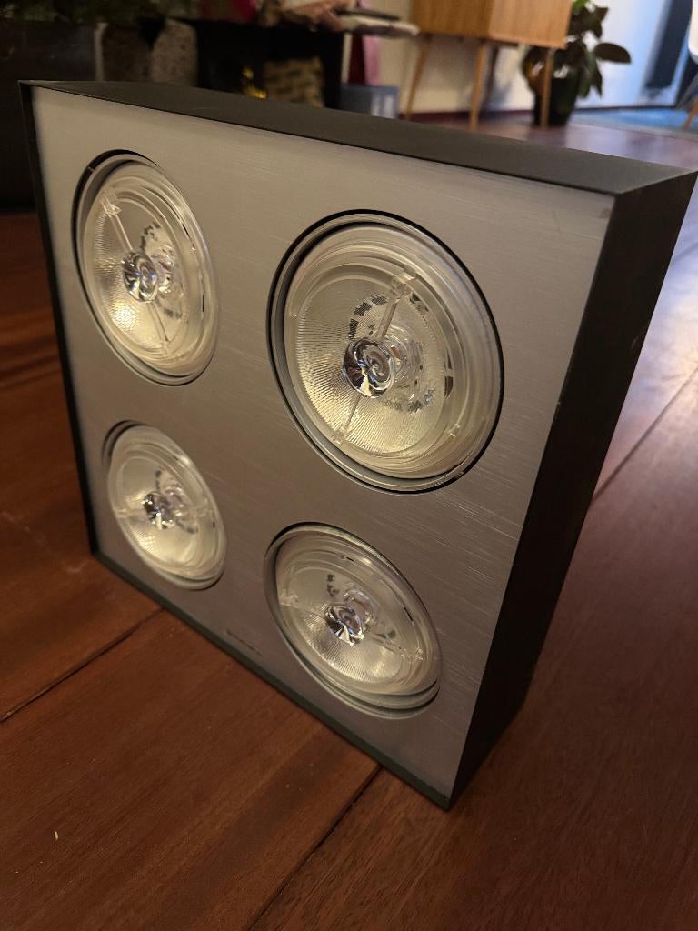 Lichtbox met 4 spots (led), Ophalen, Strak, Gebruikt, Metaal of Aluminium