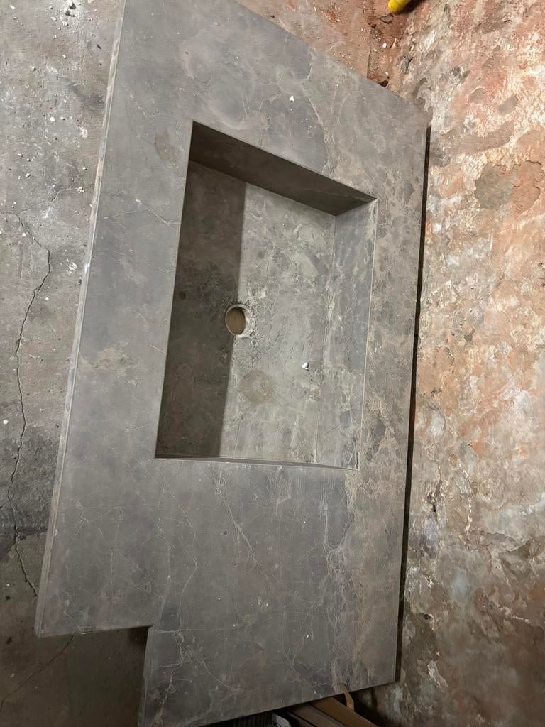 Lavabo wasbak steen, Ophalen, Nieuw, Steen