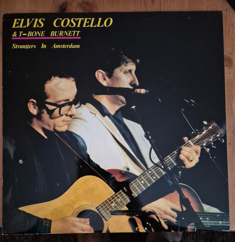 Lp Elvis Costello & T-Bone Burnett: Strangers in Amsterdam, Ophalen of Verzenden, Gebruikt, 12 inch