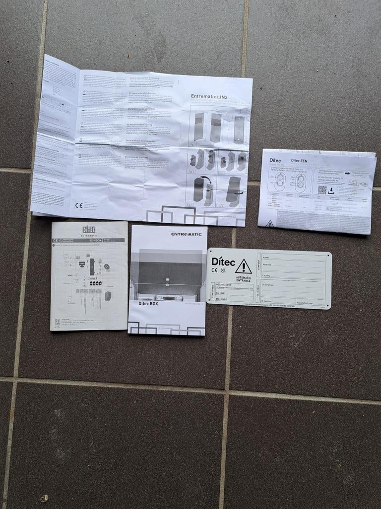 Moteur Ditec pour portes de garage, Bricolage & Construction, Enlèvement