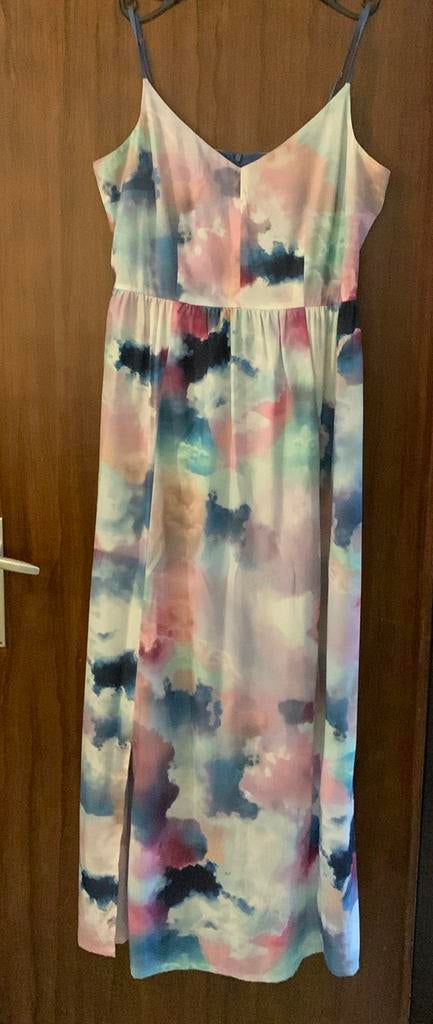 Lang meerkleurig kleed Yumi maat xl /44, Kleding | Dames, Jurken, Ophalen, Overige kleuren, Maat 42/44 (L), Zo goed als nieuw