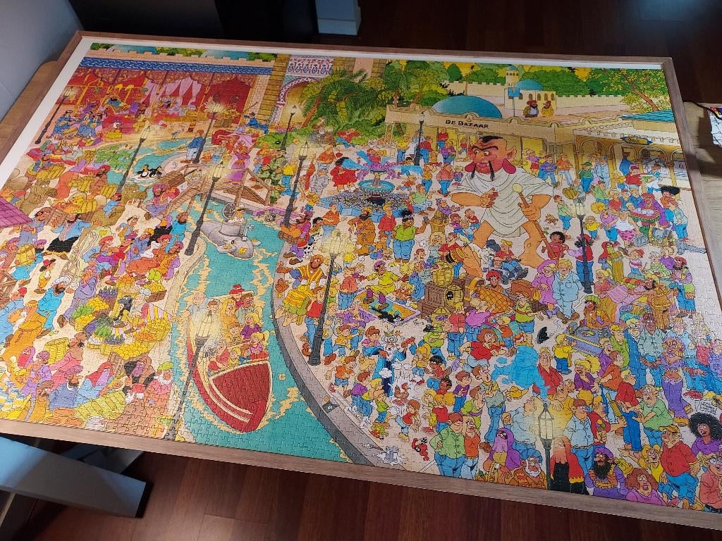 Jan van Haasteren puzzel 5000 stukjes - Fata Morgana, Envoi, Plus de 1 500 pièces, Comme neuf, Puzzle