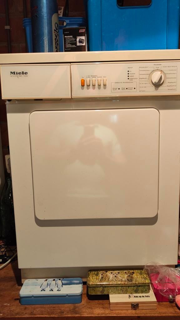 Miele Novotronic T430 droogkast, Elektronische apparatuur, Droogkasten, Gebruikt, Luchtafvoer, Voorlader, 4 tot 6 kg, 85 tot 90 cm