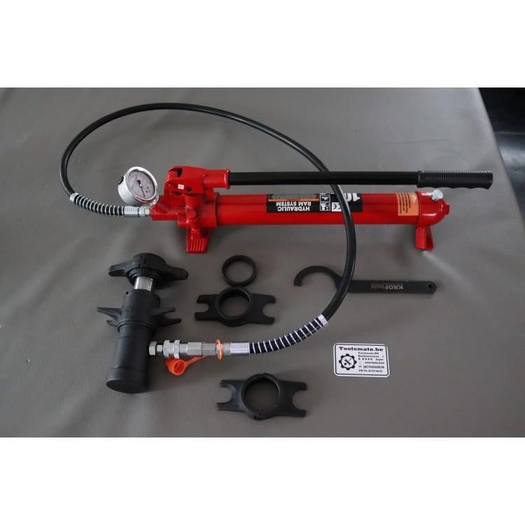 Hydraulische Fusee Stuurkogeltrekker 6-Delig 19 - 36 mm, Auto diversen, Autogereedschap, Ophalen of Verzenden