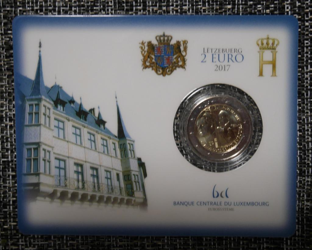 2 euros Coincard Luxembourg 2017 200e anniversaire du Grand-, Envoi, Luxembourg, 2 euros, Série