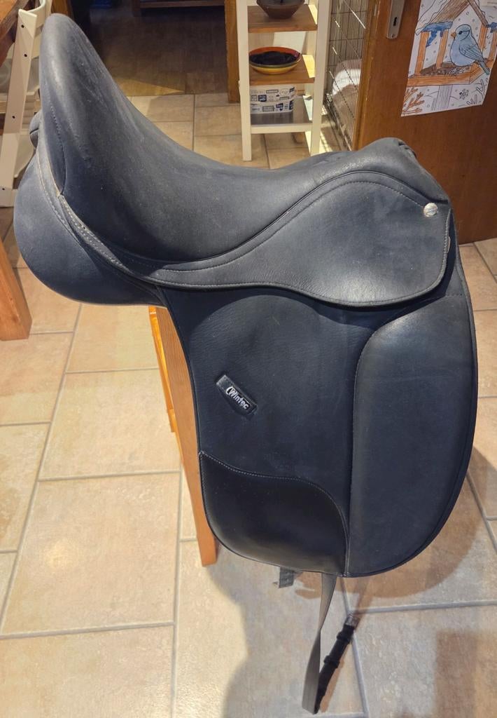 Selle Wintec Isabel Werth, arbre interchangeable noir, Animaux & Accessoires, Chevaux & Poneys | Selles, Enlèvement ou Envoi