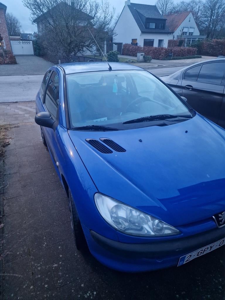 Peugeot 206, Voorwielaandrijving, Stof, Zwart, Blauw
