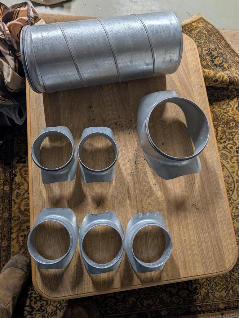 Diverse galva spraalbuis ventilatie, Doe-het-zelf en Bouw, Ophalen, Nieuw