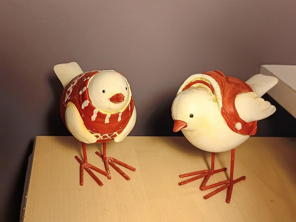 7 Oiseaux décoration, Enlèvement ou Envoi, Comme neuf