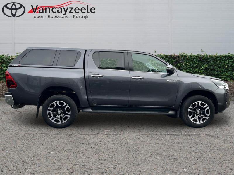 Toyota Hilux Lounge 40496 + BTW, Autos, Toyota, Argent ou Gris, Achat, Noir, Diesel