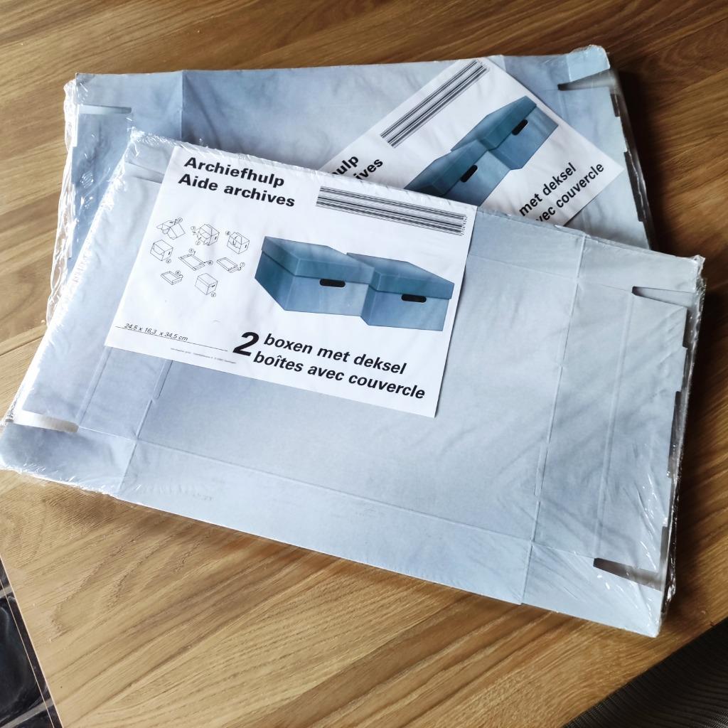Archiefdozen, archiefhulp (2x 2 dozen), Diversen, Bureau-accessoires, Nieuw, Ophalen of Verzenden