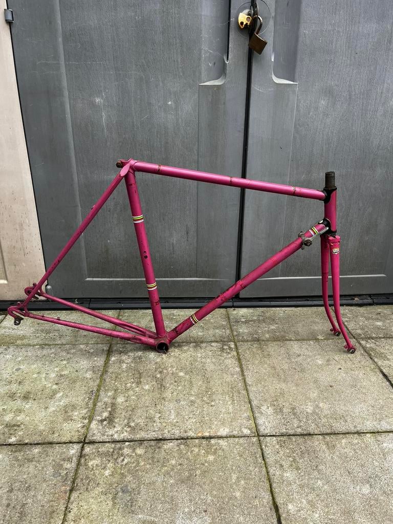 Vintage racefiets frame jaren 60-70, Ophalen, Racefiets, Frame