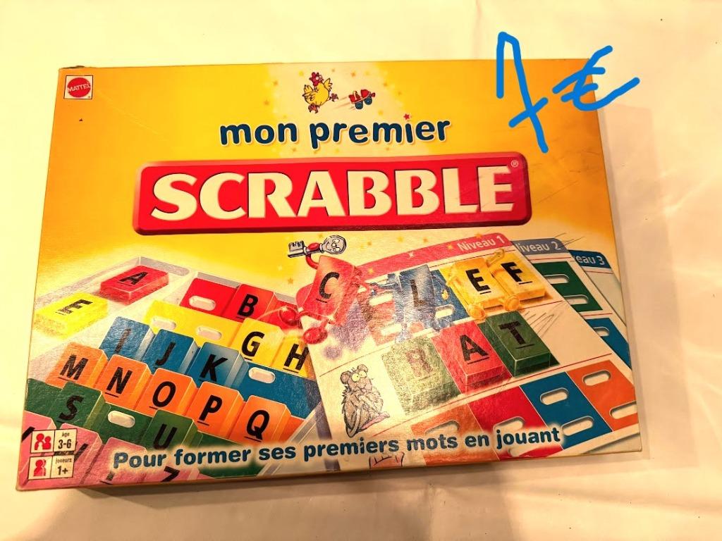 Mon premier Scrabble, Een of twee spelers, Ophalen of Verzenden, Gebruikt, Mattel