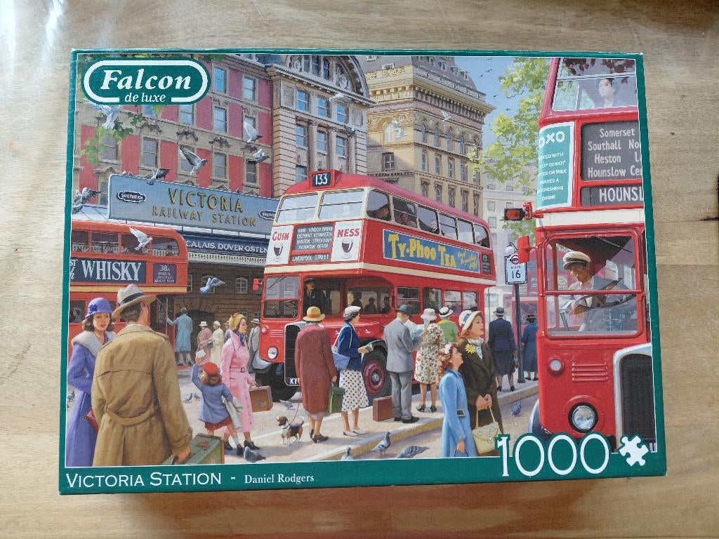 Falcon puzzel 1000 stukjes, Ophalen of Verzenden, 500 t/m 1500 stukjes, Zo goed als nieuw, Legpuzzel