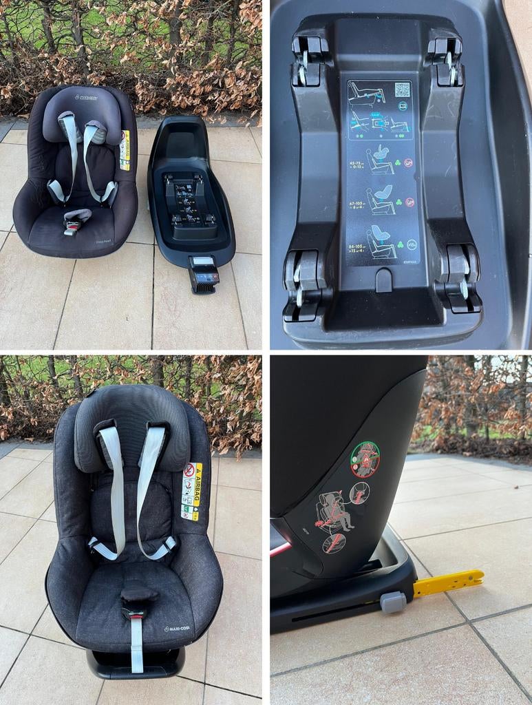 MaxiCosi Pearl 0-15m + isofix, 0 à 18 kg, Comme neuf, Enlèvement, Protection latérale