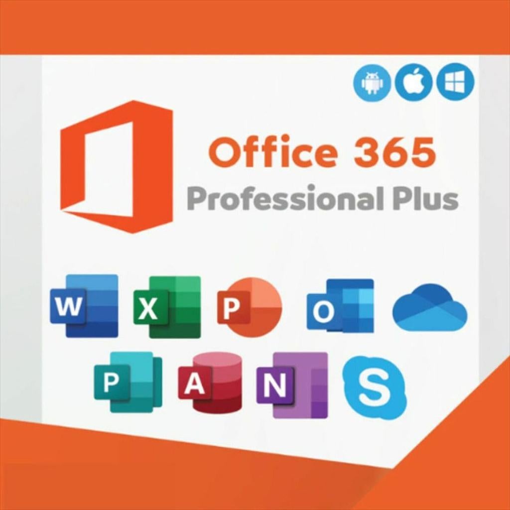 Office 365 Professional Plus (pour 5 PC), Informatique & Logiciels, Logiciel Office, Reconditionné, Android, iOS, MacOS, Windows