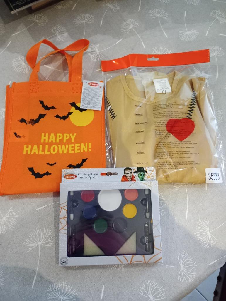 128 Kit costume Halloween fille, Ophalen of Verzenden, Meisje