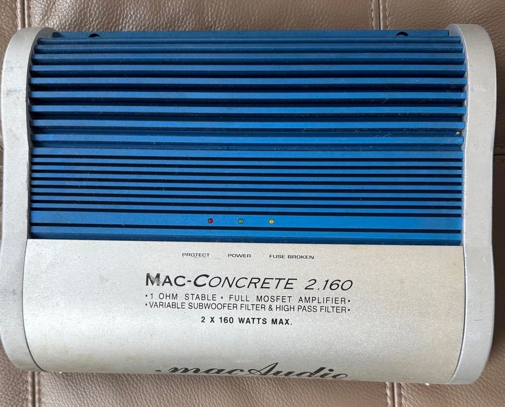 Mac Concrete 2.160, Auto diversen, Autospeakers, Ophalen, Zo goed als nieuw
