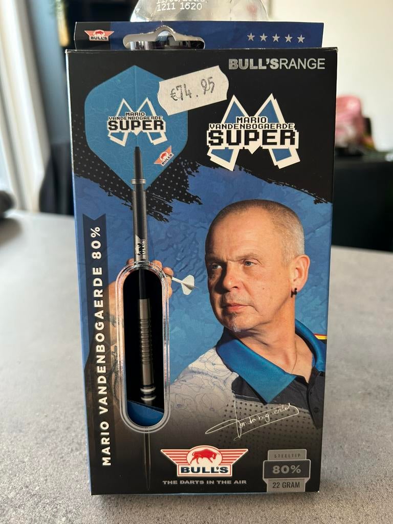 Dartpijlen BULL’S - MARIO VANDENBOGAERDE, Sport en Fitness, Darts, Ophalen, Nieuw