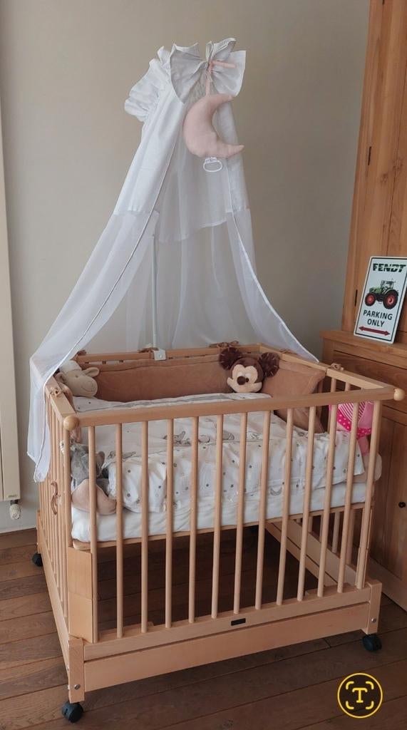 Te koop box met matras en omranding en hemel, Kinderen en Baby's, Babyparken, Ophalen