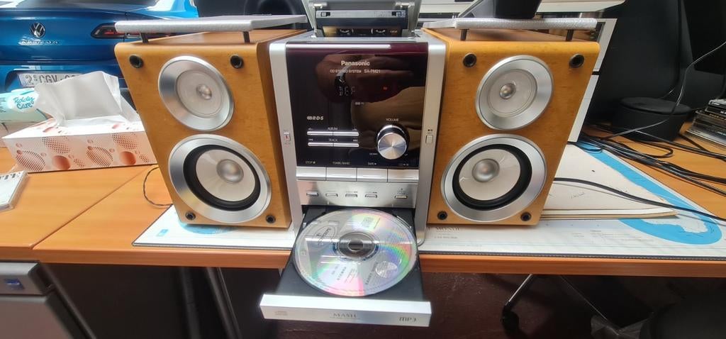 ‼️MINI CHAINE HIFI PANASONIC SA-PM21 COMPLET ETAT NEUVE ‼️, Enlèvement, Comme neuf, Haut-parleurs, Micro chaîne