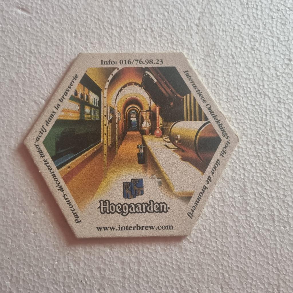 Sous Bock Hoegaarden (modèle 53), Verzamelen, Ophalen of Verzenden, Gebruikt, Viltje(s), Overige merken