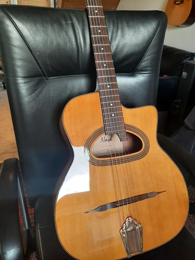 Manouche gypsy jazz gitaar Nash, Muziek en Instrumenten, Snaarinstrumenten | Gitaren | Akoestisch, Ophalen, Gebruikt, Western- of Steelstringgitaar