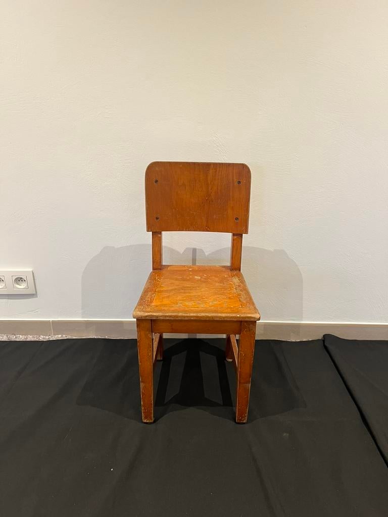Chaise d'école vintage pour enfants, Maison & Meubles, Chaises, Enlèvement, Comme neuf