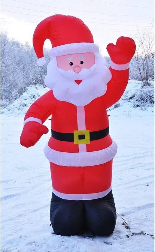 Opblaasbare kerstman, Enlèvement