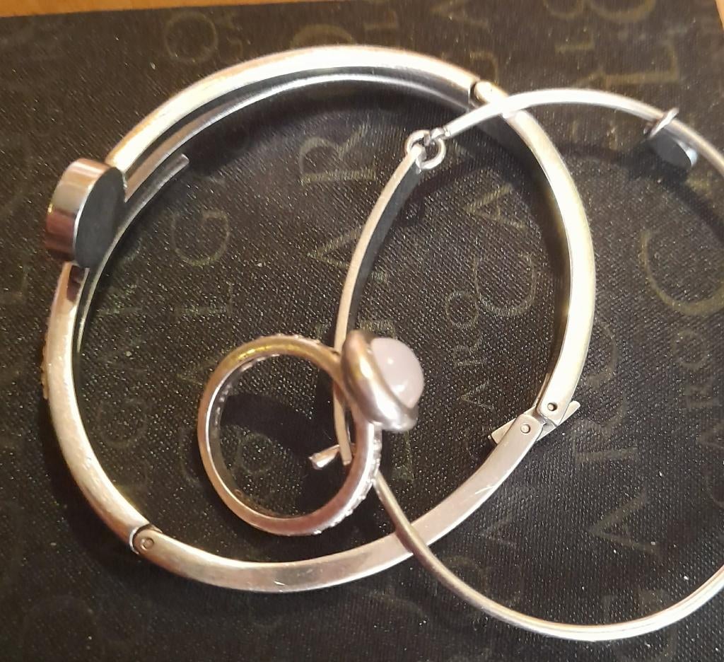 TI SENTO Milano ring + armbanden, Bijoux, Sacs & Beauté, Comme neuf, Enlèvement, Femme, Avec perle