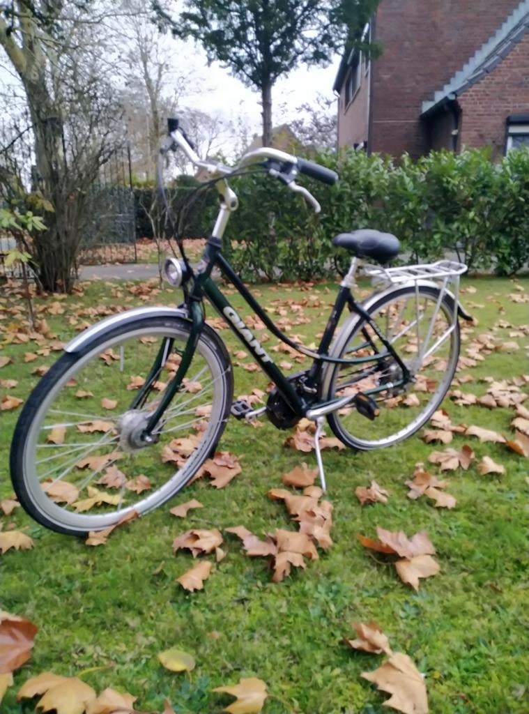 Damesfiets giant framemaat 46 wielmaat 28 ", 21 versnelling, Fietsen en Brommers, Ophalen, Versnellingen