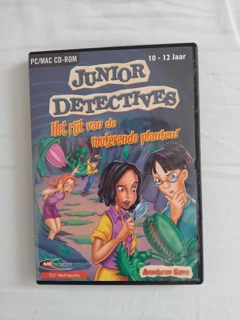 Cd-rom: junior detectives: Het rijk van de muterende planten, Games en Spelcomputers, Games | Pc, Puzzel en Educatief, 1 speler