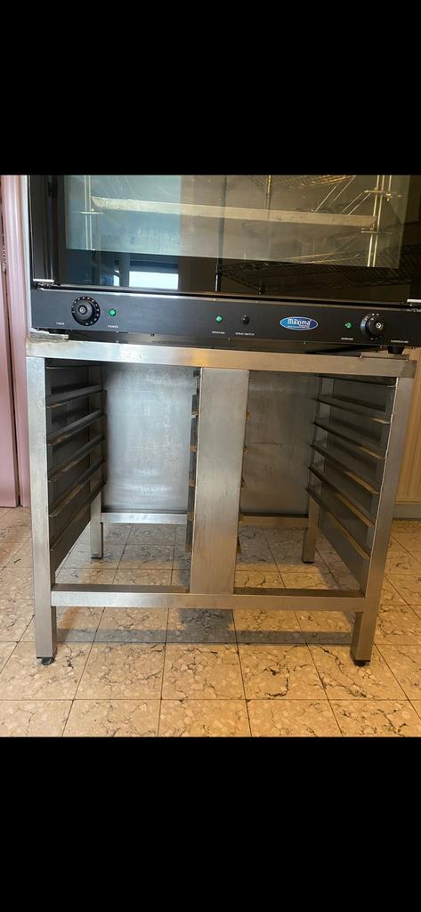 RVS oven onderstel in goede staat., Enlèvement