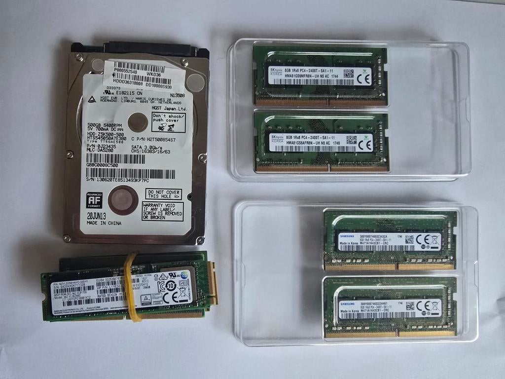 Ssd & Ram ddr4 & ddr5 for laptop, Informatique & Logiciels, Enlèvement ou Envoi, Laptop, SATA, HDD