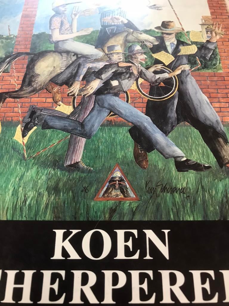 Koen Scherpereel schilderijen tekeningen 50pag, Ophalen of Verzenden, Zo goed als nieuw, Schilder- en Tekenkunst