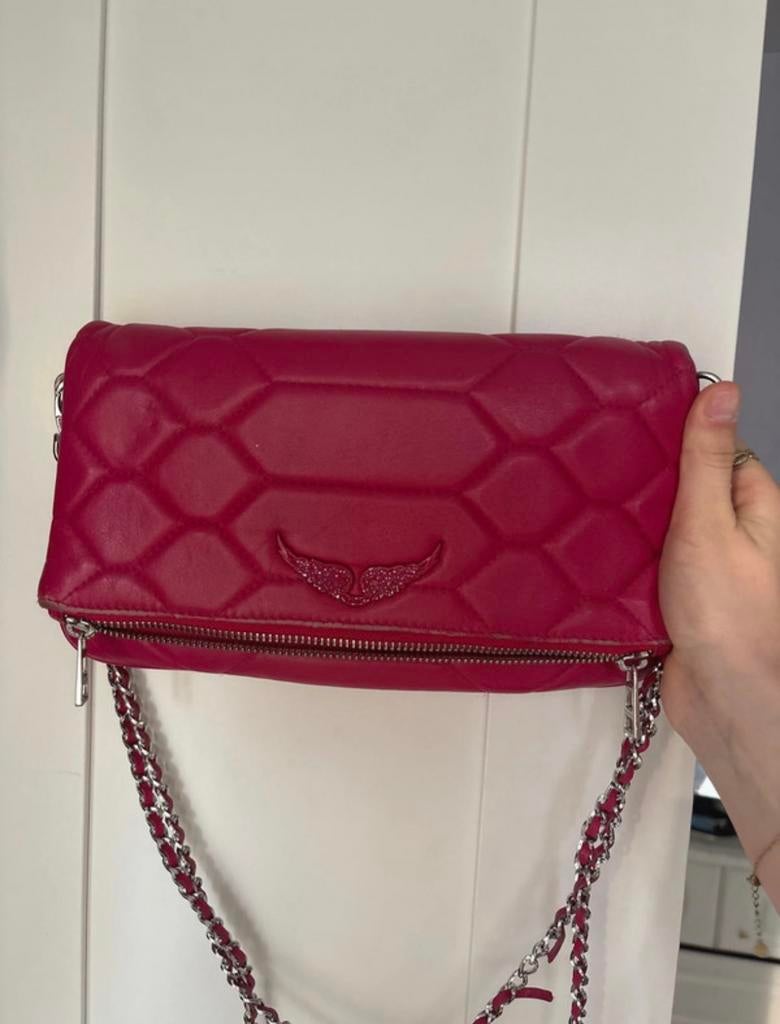 Zadig voltaire tas, Enlèvement ou Envoi, Utilisé, Rose, Autres types