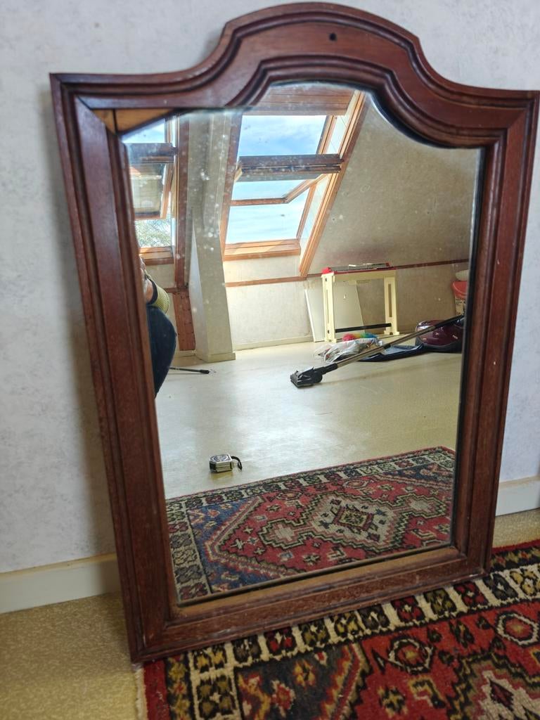 Oude spiegel, Ophalen