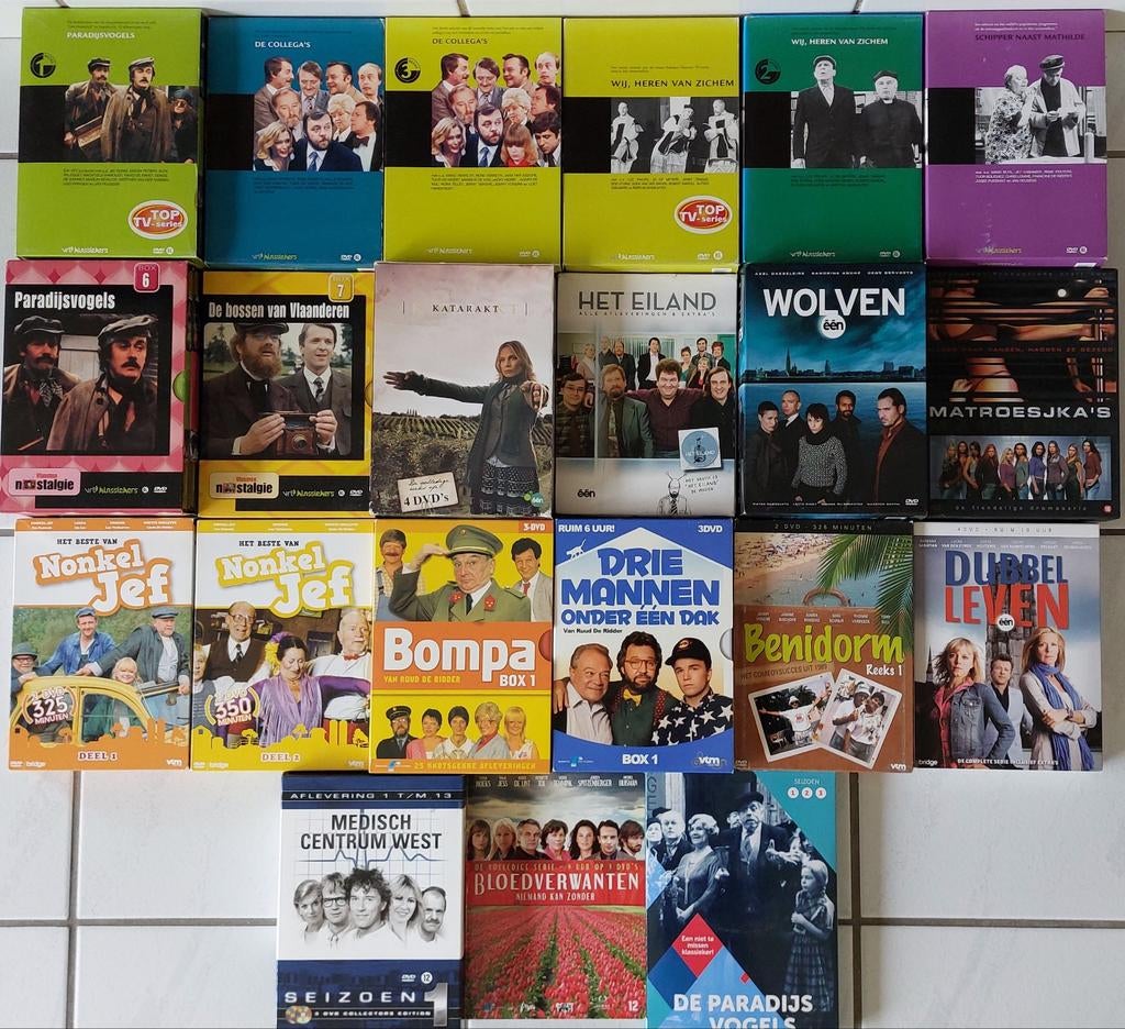 Dvd box Nonkel Jef Bompa Wolven Het Eiland Matroesjka's Kata, Ophalen