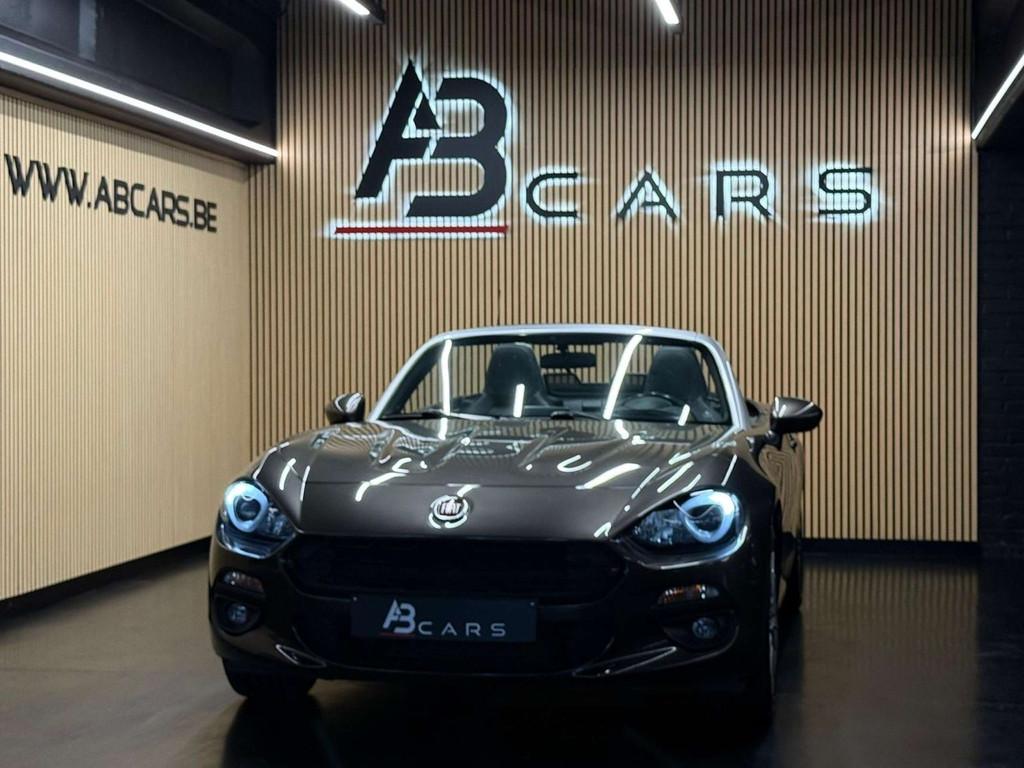 Fiat 124 Spider 1.4 MultiAir Lusso * GARANTIE 12 MOIS *, Autos, Fiat, Cuir, Argent ou Gris, Euro 6, Boîte manuelle