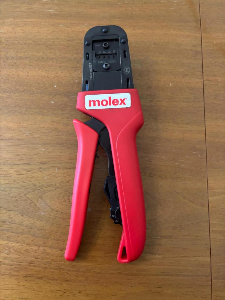 Pince à sertir Molex 638194400B, Bricolage & Construction, Outillage | Outillage à main, Enlèvement ou Envoi