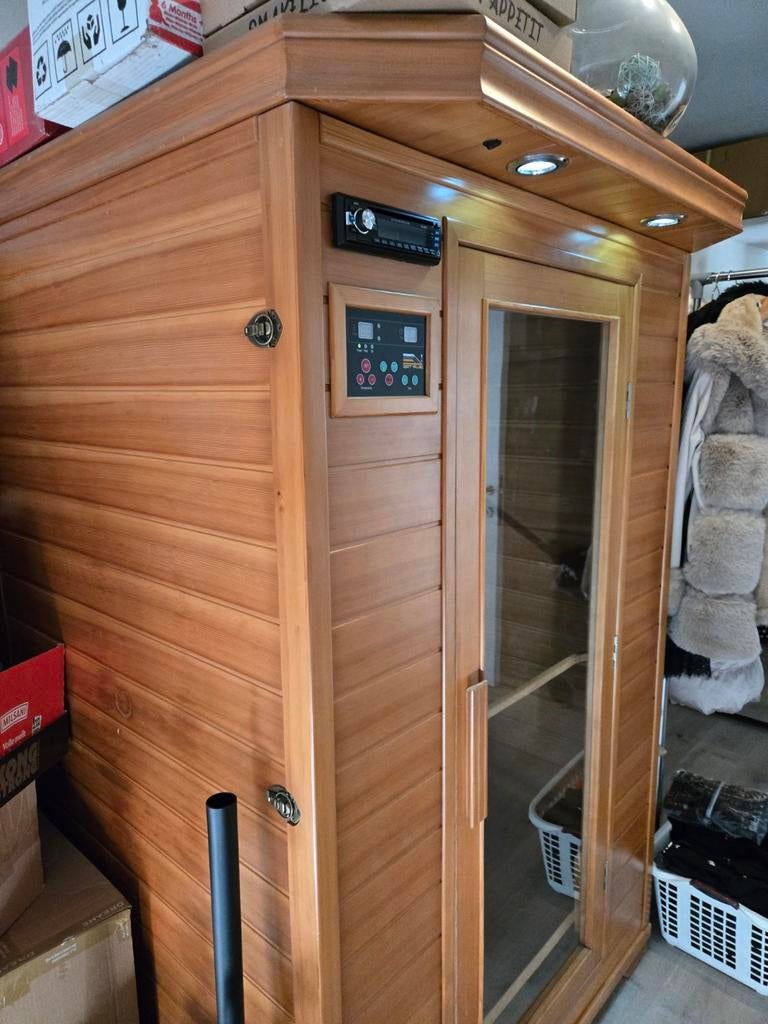 Infraroorcabine 2 personen, Sport en Fitness, Sauna, Ophalen, Zo goed als nieuw, Infrarood