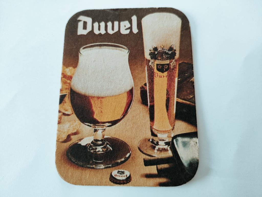 Bierviltje Duvel Moortgat, Verzamelen, Ophalen of Verzenden, Zo goed als nieuw, Viltje(s), Duvel
