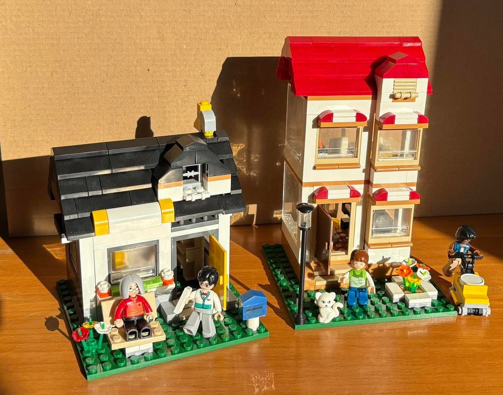 Sluban M38-B0573 town house & postkantoor (geen lego), Ophalen, Zo goed als nieuw, Lego